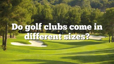 Do golf clubs come in different sizes?