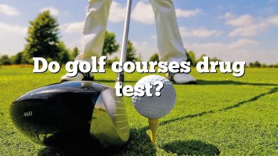 Do golf courses drug test?