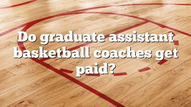 Do graduate assistant basketball coaches get paid?