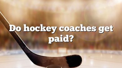 Do hockey coaches get paid?