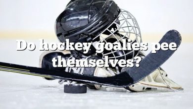 Do hockey goalies pee themselves?