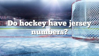 Do hockey have jersey numbers?