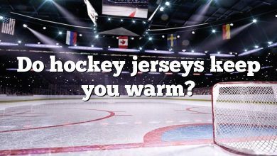 Do hockey jerseys keep you warm?