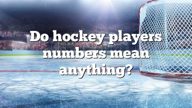 Do hockey players numbers mean anything?