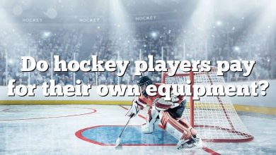 Do hockey players pay for their own equipment?