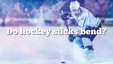 Do hockey sticks bend?