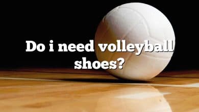 Do i need volleyball shoes?