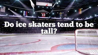 Do ice skaters tend to be tall?