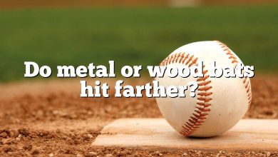 Do metal or wood bats hit farther?