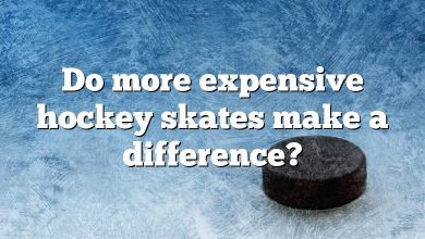 Do more expensive hockey skates make a difference?