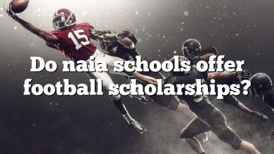 Do naia schools offer football scholarships?