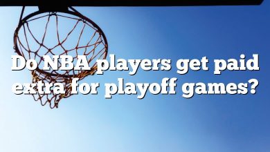 Do NBA players get paid extra for playoff games?