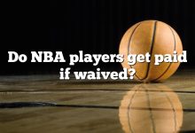 Do NBA players get paid if waived?