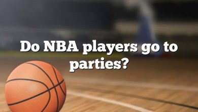 Do NBA players go to parties?