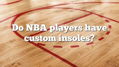 Do NBA players have custom insoles?
