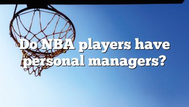 Do NBA players have personal managers?