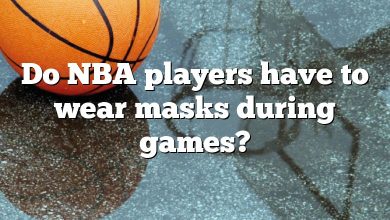 Do NBA players have to wear masks during games?