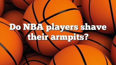 Do NBA players shave their armpits?
