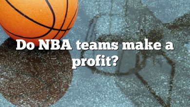 Do NBA teams make a profit?