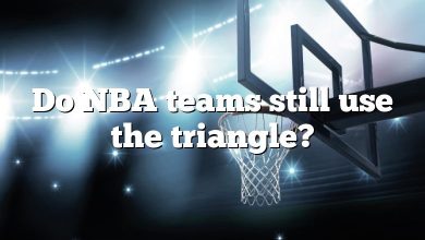 Do NBA teams still use the triangle?