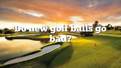 Do new golf balls go bad?