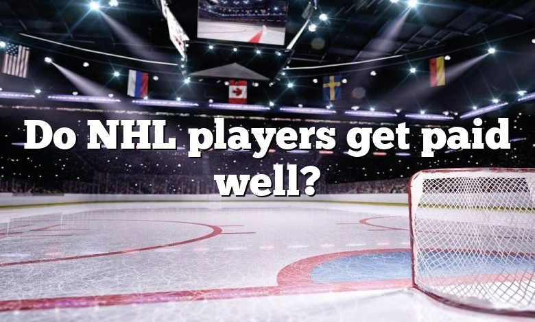 Do NHL players get paid well?