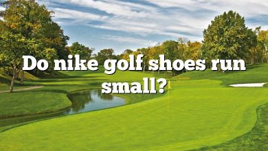 Do nike golf shoes run small?