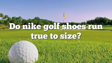 Do nike golf shoes run true to size?