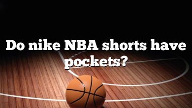 Do nike NBA shorts have pockets?