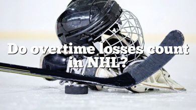 Do overtime losses count in NHL?