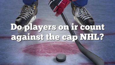 Do players on ir count against the cap NHL?