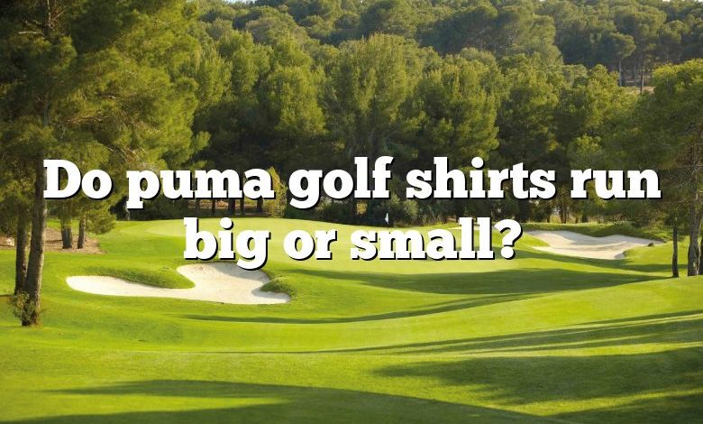 Do puma golf shirts run big or small?