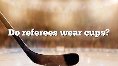 Do referees wear cups?