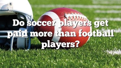 Do soccer players get paid more than football players?