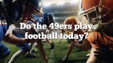 Do the 49ers play football today?