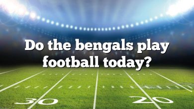 Do the bengals play football today?