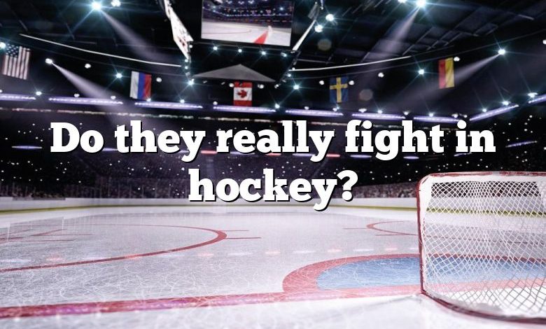 Do they really fight in hockey?