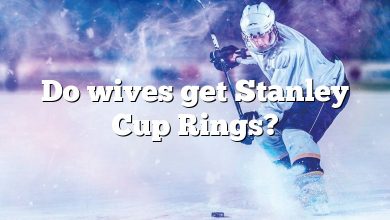 Do wives get Stanley Cup Rings?