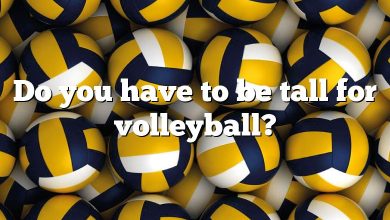 Do you have to be tall for volleyball?