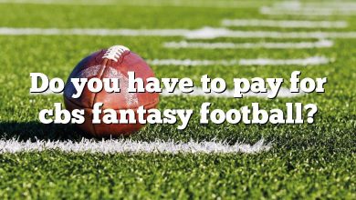 Do you have to pay for cbs fantasy football?