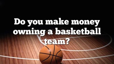 Do you make money owning a basketball team?