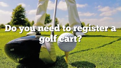 Do you need to register a golf cart?