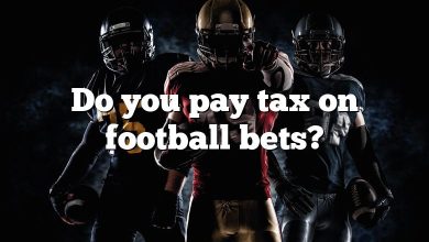 Do you pay tax on football bets?