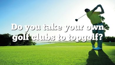 Do you take your own golf clubs to topgolf?