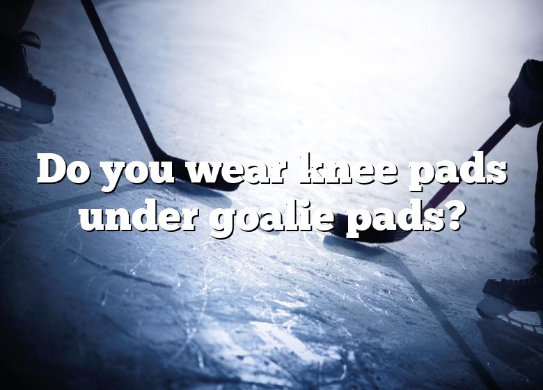 Attaching knee pads to pants to stop from sliding? And what type of string  would be best? Anyone do this? : r/hockeygoalies