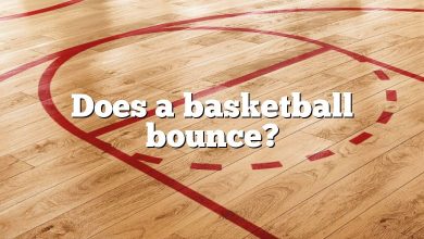 Does a basketball bounce?