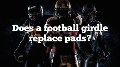 Does a football girdle replace pads?