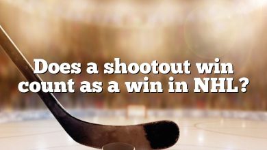 Does a shootout win count as a win in NHL?