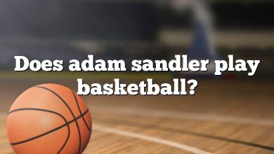 Does adam sandler play basketball?