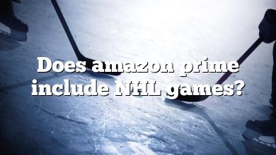 Does amazon prime include NHL games?